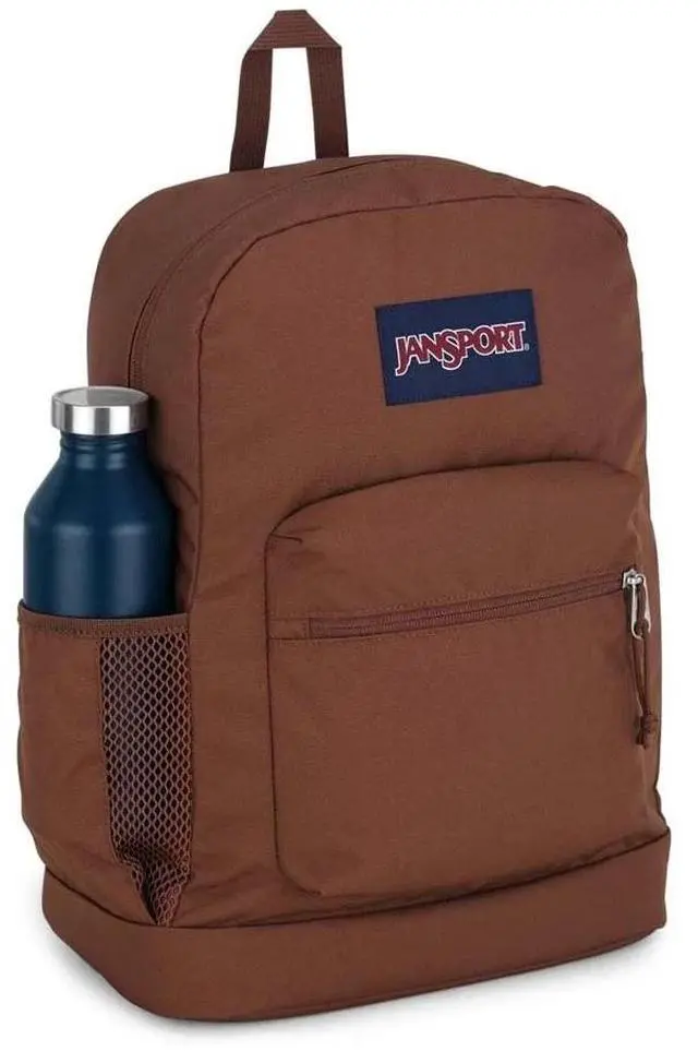 Alt view image 6 of 6 - JanSport Cross Town Plus Large Compartment Lightweight Backpack, Basic Brown