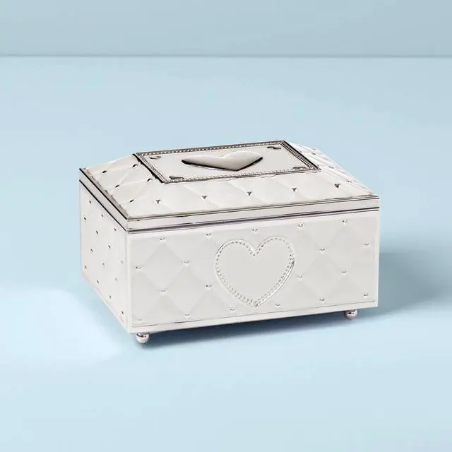 Alt view image 4 of 6 - Lenox Childhood 893863 Memories Unicorn Music Jewelry Box, Metallic Color