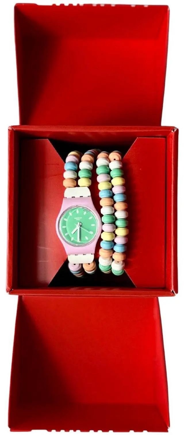 Alt view image 3 of 4 - Swatch Women Dress Watch Plastic Quartz Caramellissima, Pink