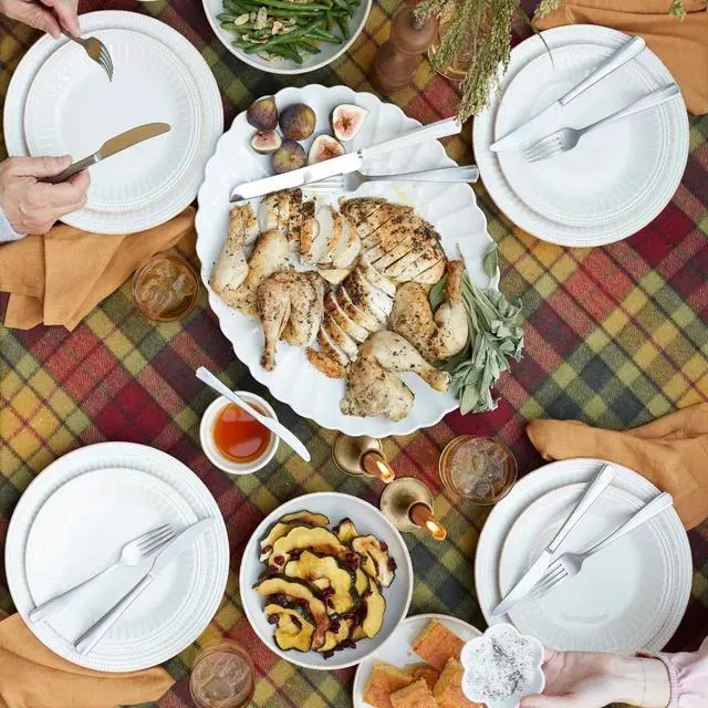 Alt view image 2 of 5 - Lenox French Perle Groove 12-Piece Plate & Bowl Set, Size 23.05 LB, White