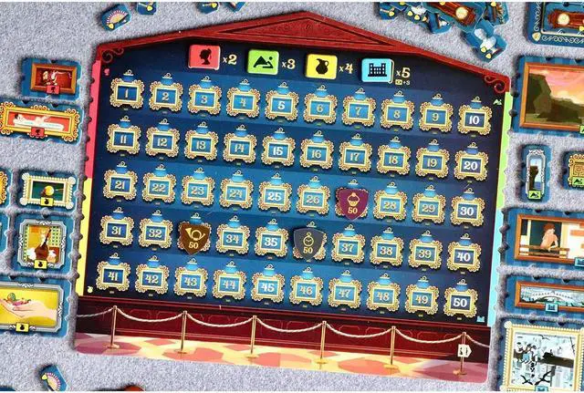 Alt view image 6 of 6 - Mighty Boards Art Society Collection Board Game, Bid At Auctions, Ages 10+, 2-4 Players