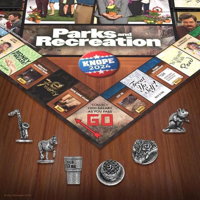 Alt view image 5 of 6 - USAopoly Monopoly Parks and Recreation Edition Board Game