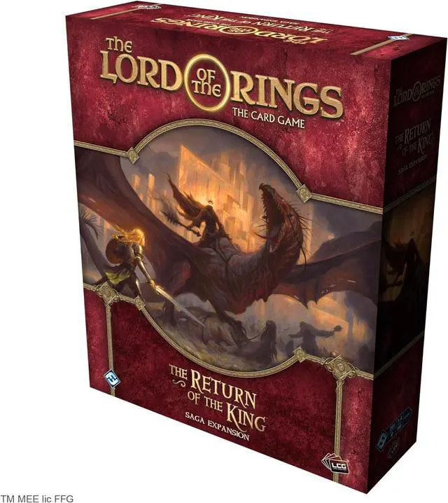 Main image of Fantasy Flight Games The Lord of The Rings The Card Game The Return of The King SAGA Expansion, Ages 14+, 1-4 Players