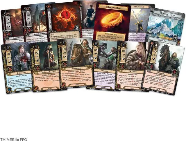 Alt view image 2 of 3 - Fantasy Flight Games The Lord of The Rings The Card Game The Return of The King SAGA Expansion, Ages 14+, 1-4 Players