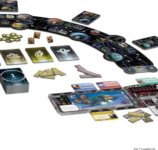 Alt view image 7 of 7 - Fantasy Flight Games Asmodee Star Wars Outer Rim Board Game Strategy Game, Fun Family Adventure for Kids & Adults, Ages 14+, 1-4 Players