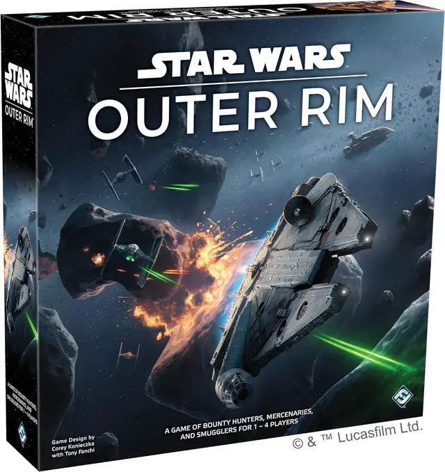 Main image of Fantasy Flight Games Asmodee Star Wars Outer Rim Board Game Strategy Game, Fun Family Adventure for Kids & Adults, Ages 14+, 1-4 Players