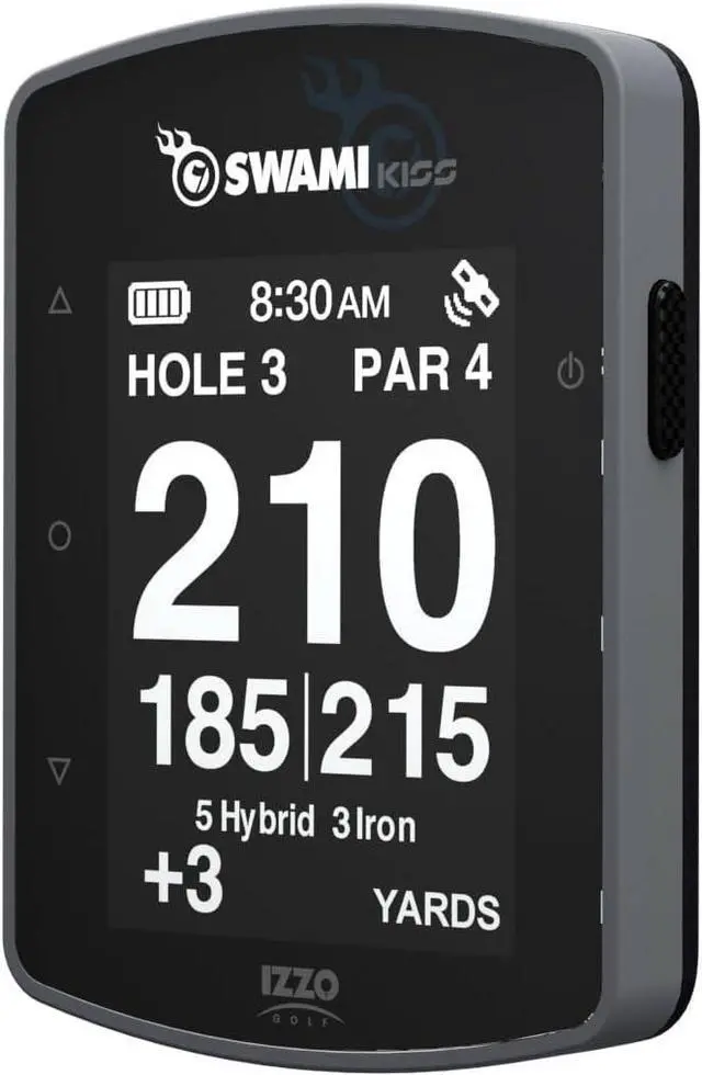 Main image of IZZO Swami KISS 2.0 Handheld Golf GPS Ragnefinder with Integrated Magnets - Grey