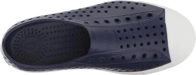 Alt view image 2 of 3 - Native Kids Jefferson Youth Waterproof Slip-On Sneakers, Regatta Blue/Shell White, C13 M US