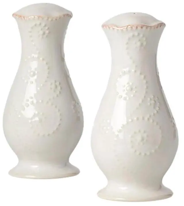 Alt view image 2 of 4 - Lenox French Perle White Dishwasher Safe Salt & Pepper Shaker Set - Stoneware
