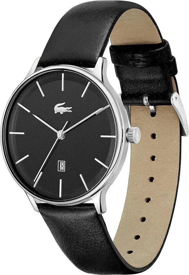 Alt view image 2 of 5 - Lacoste 2011199 Mens Analogue Quartz Club Watch with Apple Peel Strap, Black