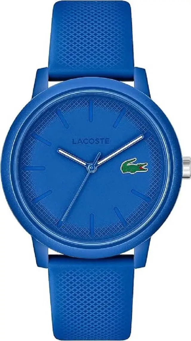 Main image of Lacoste 12.12 Men's Quartz Watch Case Quartz with Silicon Strap, Blue