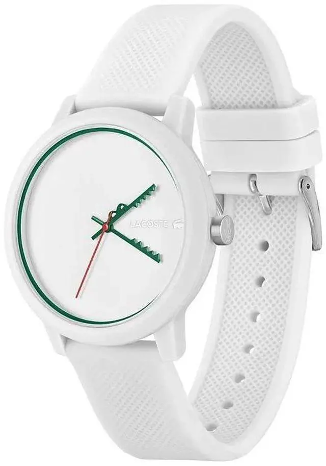Alt view image 2 of 5 - Lacoste 12.12 Studio Men's Quartz Watch Quartz Case with Rubber Strap 42mm, White
