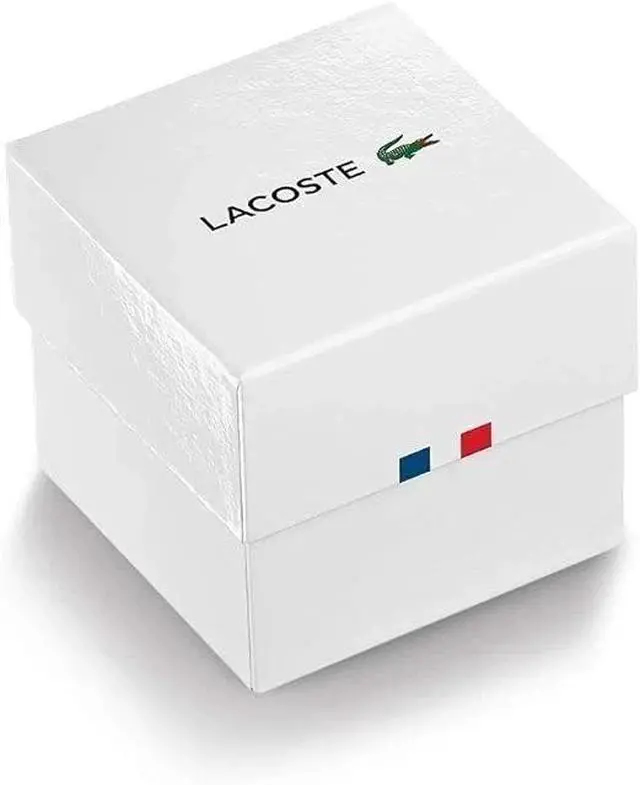 Alt view image 4 of 5 - Lacoste 12.12 Studio Men's Quartz Watch Quartz Case with Rubber Strap 42mm, White