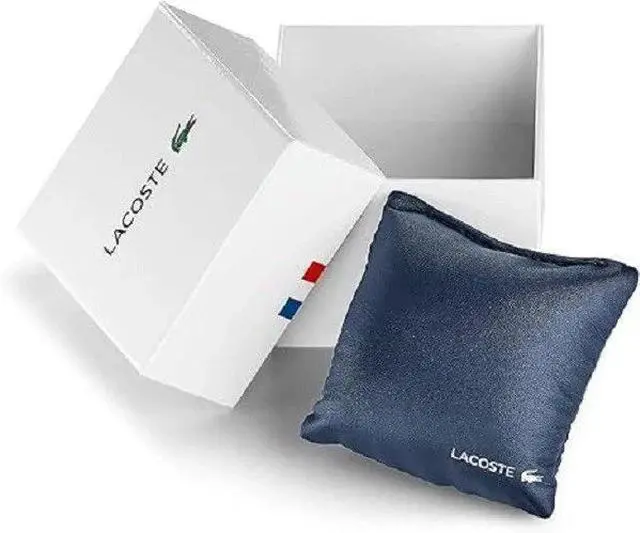 Alt view image 5 of 5 - Lacoste 12.12 Studio Men's Quartz Watch Quartz Case with Rubber Strap 42mm, White