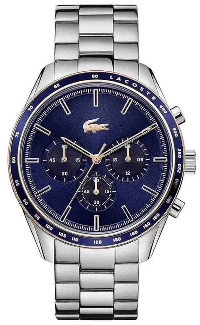 Main image of Lacoste Men's Boston Chronograph Stainless Steel and Bracelet Casual Watch, Blue