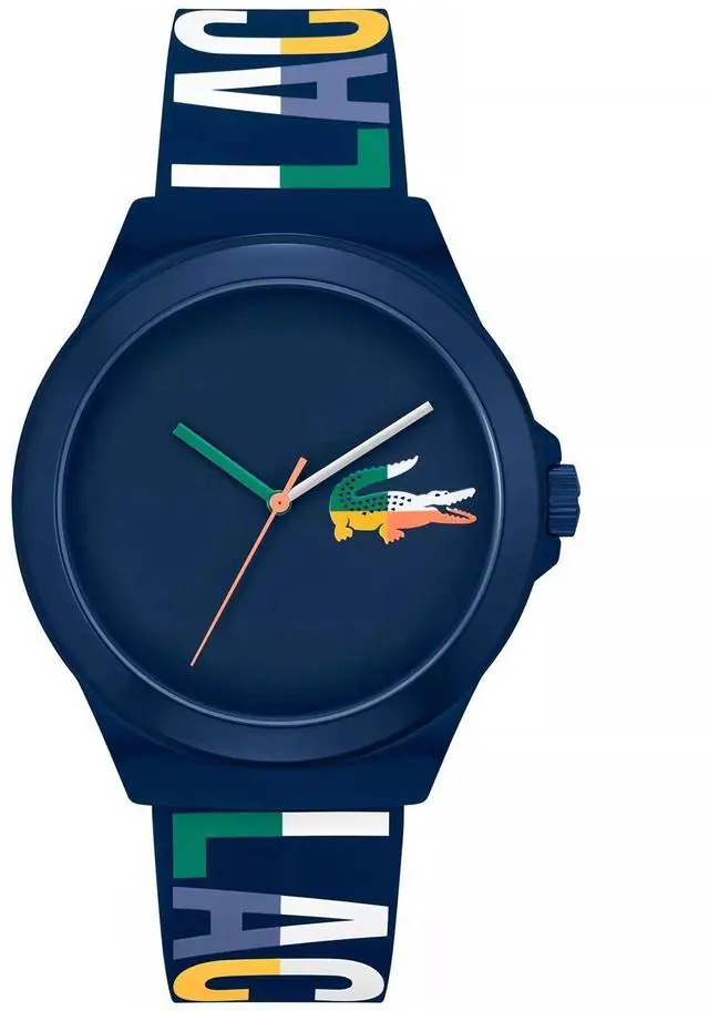 Main image of Lacoste 2011184 NeoCroc Men's Iconic Quartz Unisex Watch 42mm, Blue