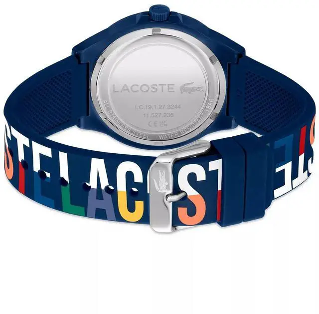 Alt view image 3 of 3 - Lacoste 2011184 NeoCroc Men's Iconic Quartz Unisex Watch 42mm, Blue