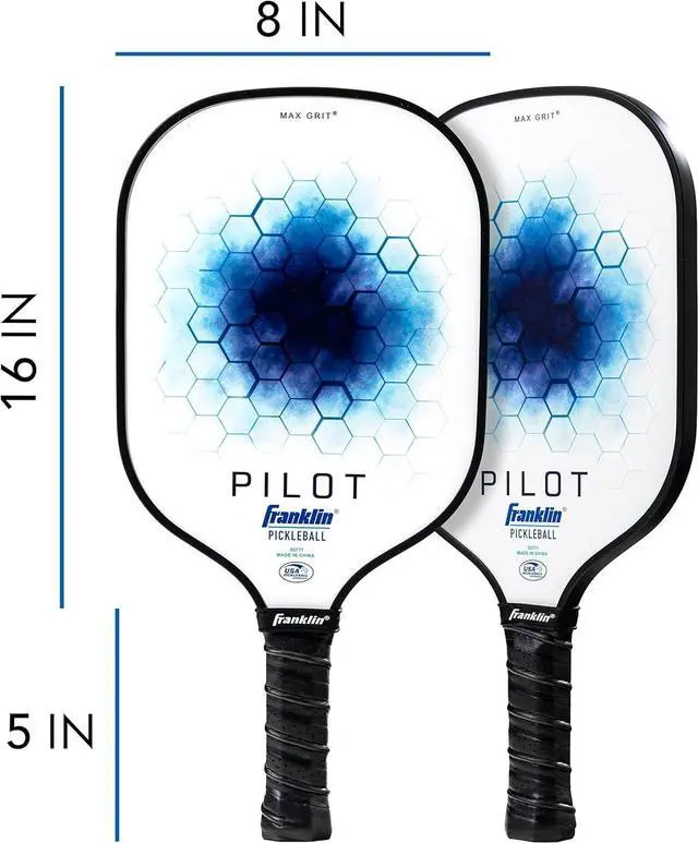 Alt view image 5 of 7 - Franklin Sports Lightweight Pilot Polypropylene Core Pickleball Paddle Racket