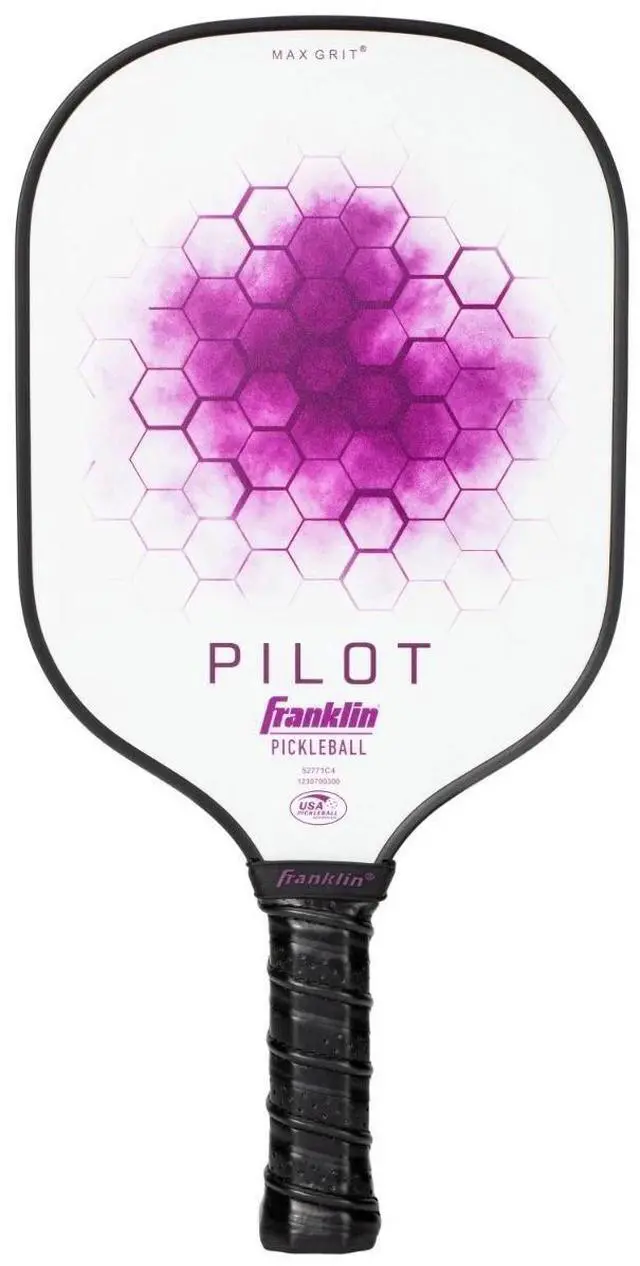 Main image of Franklin Sports Pilot Series Lightweight Fiberglass Paddle With MAXGRIT, Purple