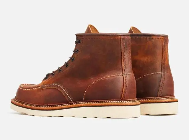 Alt view image 5 of 7 - Red Wing Heritage Men's Classic Moc 6-Inch Boots, Copper Rough & Tough, Size 10
