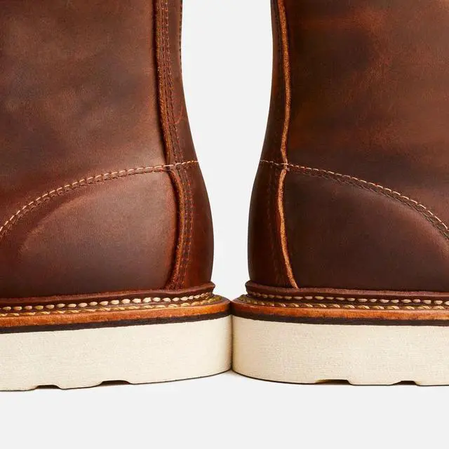 Alt view image 6 of 7 - Red Wing Heritage Men's Classic Moc 6" Boot, Copper Rough and Tough, Size 13