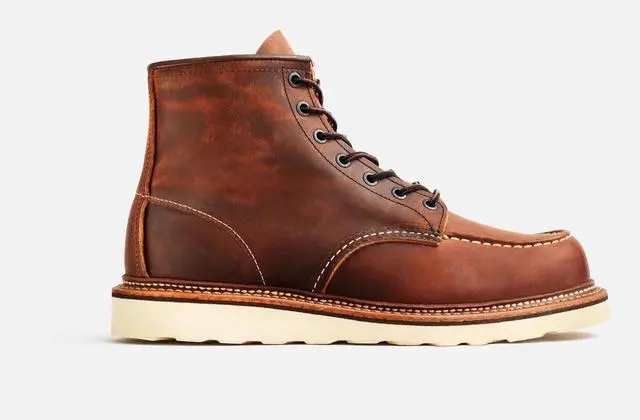 Alt view image 3 of 7 - Red Wing Heritage Men's Classic Moc 6" Boot, Copper Rough and Tough, Size 13