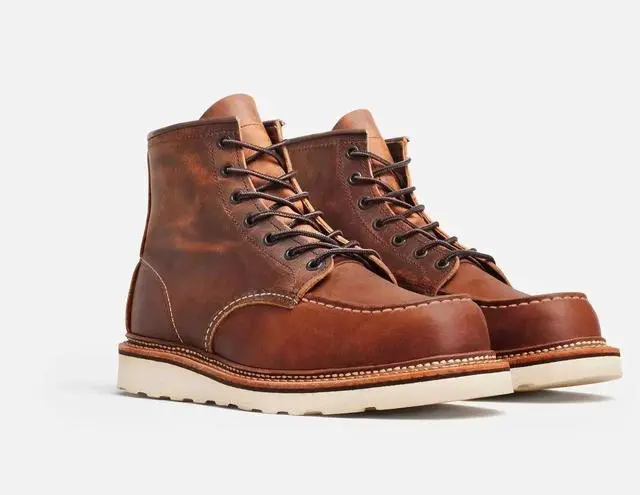 Main image of Red Wing Heritage Men's Classic Moc 6" Boot, Copper Rough and Tough, Size 13