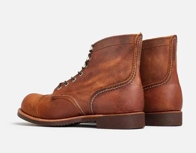 Alt view image 4 of 7 - Red Wing Heritage 8085 Men's Iron Ranger 6" Vibram Boot, Copper Rough and Tough, 8.5 M US