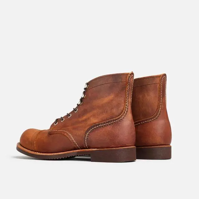 Alt view image 4 of 7 - Red Wing Heritage 8085 Men's Iron Ranger 6" Vibram Boot, Copper Rough and Tough, 10.5 M US