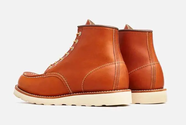 Alt view image 4 of 7 - Red Wing Heritage 875 Men's Classic Moc 6" Boot, Oro Legacy Leather, 8 M US