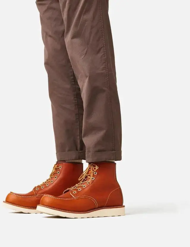 Alt view image 2 of 7 - Red Wing Heritage 875 Men's Classic Moc 6" Boot, Oro Legacy Leather, 8 M US