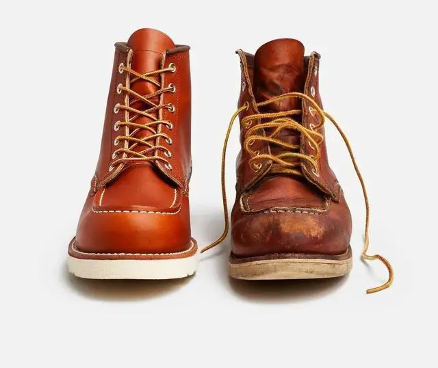 Alt view image 6 of 7 - Red Wing Heritage 875 Men's Classic Moc 6" Boot, Oro Legacy Leather, 10.5 M US