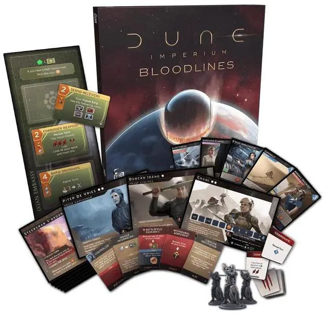 Alt view image 2 of 4 - Dire Wolf Dune Imperium Digital Card Game Bloodlines Expansion Box, 13+