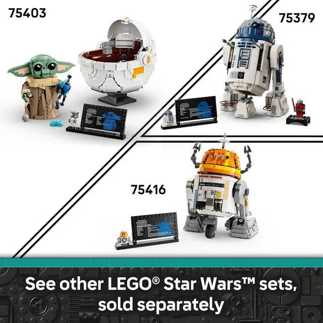 Alt view image 7 of 7 - LEGO Star Wars Chopper (C1-10P) Astromech Droid Building Set, 1039 Pieces, 10+