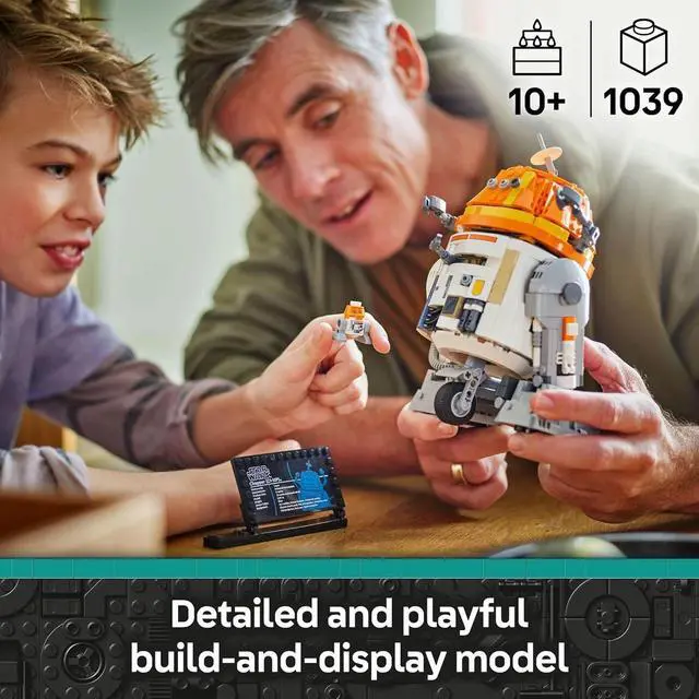 Alt view image 2 of 7 - LEGO Star Wars Chopper (C1-10P) Astromech Droid Building Set, 1039 Pieces, 10+