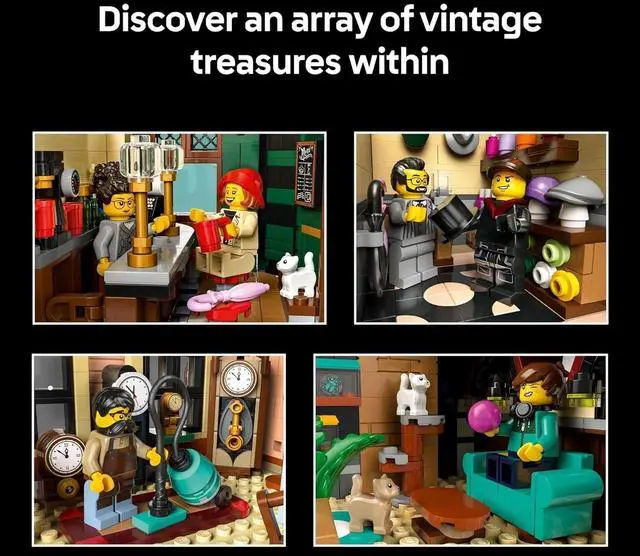 Alt view image 2 of 7 - LEGO Icons Tudor Corner Mini House Building Set, 3266 Pieces, For Adults 18+