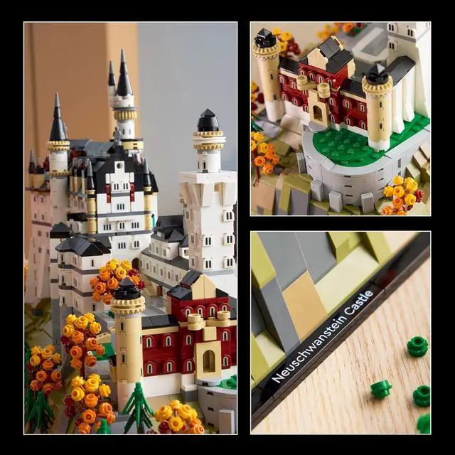 Alt view image 5 of 6 - LEGO Architecture Neuschwanstein Castle Building Set, 3455 Pieces, For Ages 18+