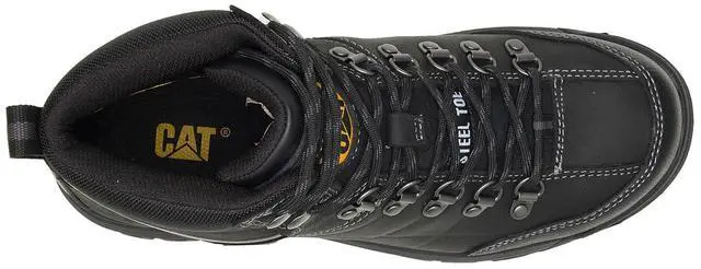 Alt view image 2 of 7 - Caterpillar Men's Threshold Waterproof Steel Toe Brown, Black, Size 10.5