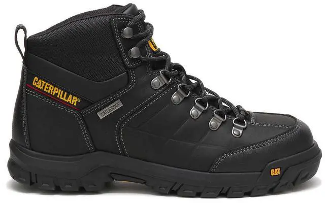 Alt view image 3 of 7 - Caterpillar Men's Threshold Waterproof Steel Toe Brown, Black, Size 10.5