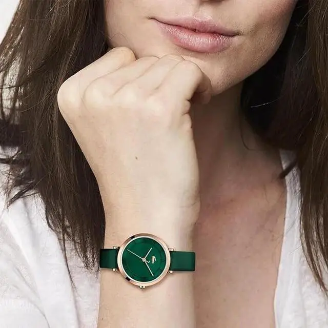 Alt view image 4 of 5 - Lacoste 2001138 Geneva Analog Quartz Dial Women's Watch 32mm, Green