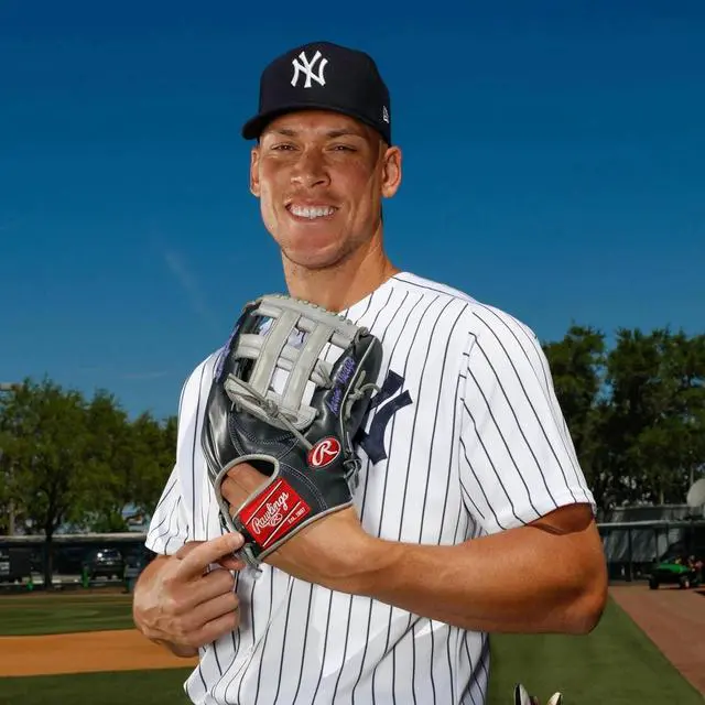 Alt view image 5 of 5 - Rawlings Sure Catch T-Ball & Youth Baseball Glove, Size 11in, Aaron Judge Model