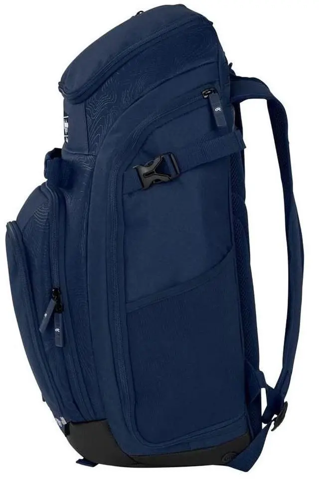 Alt view image 3 of 6 - Rawlings R00704466 Legion 2.0 Players Multiple Compartment Backpack, Navy