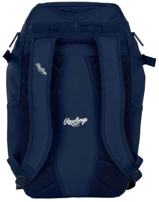 Alt view image 4 of 6 - Rawlings R00704466 Legion 2.0 Players Multiple Compartment Backpack, Navy