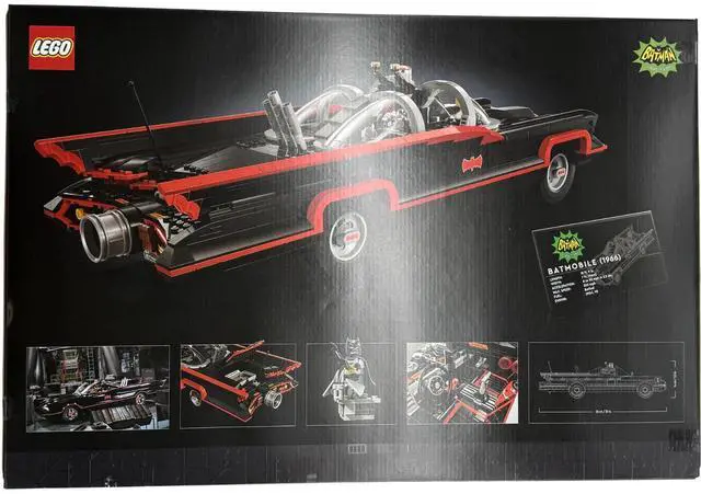 Alt view image 2 of 2 - LEGO Batman The Classic TV Series Batmobile Building Set, 1822 Pieces, For 18+