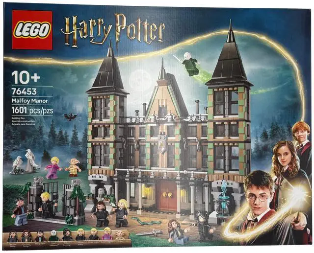 Main image of LEGO 76453 Harry Potter Malfoy Manor Building Toy Set, 1601 Pieces, For Kids 10+