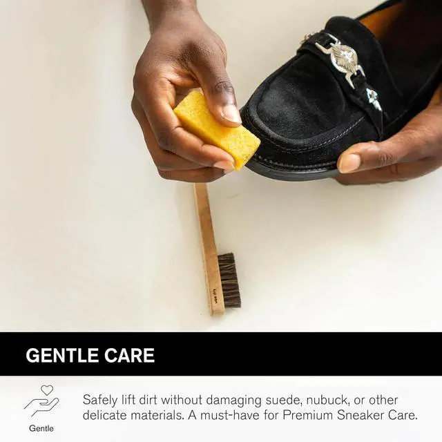 Alt view image 4 of 6 - Jason Markk Suede Cleaning Kit, 2-Piece Brush & Eraser Set for Leather & Suede