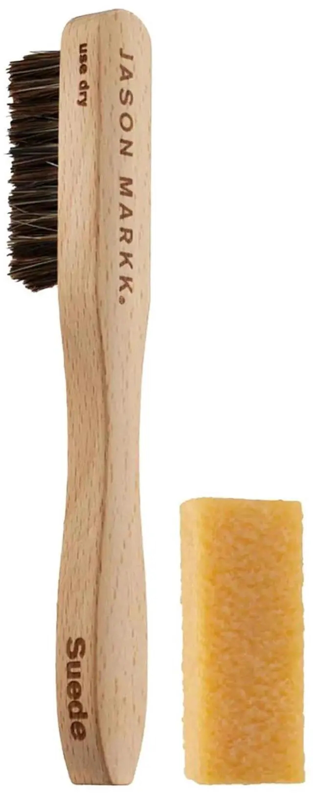 Main image of Jason Markk Suede Cleaning Kit, 2-Piece Brush & Eraser Set for Leather & Suede
