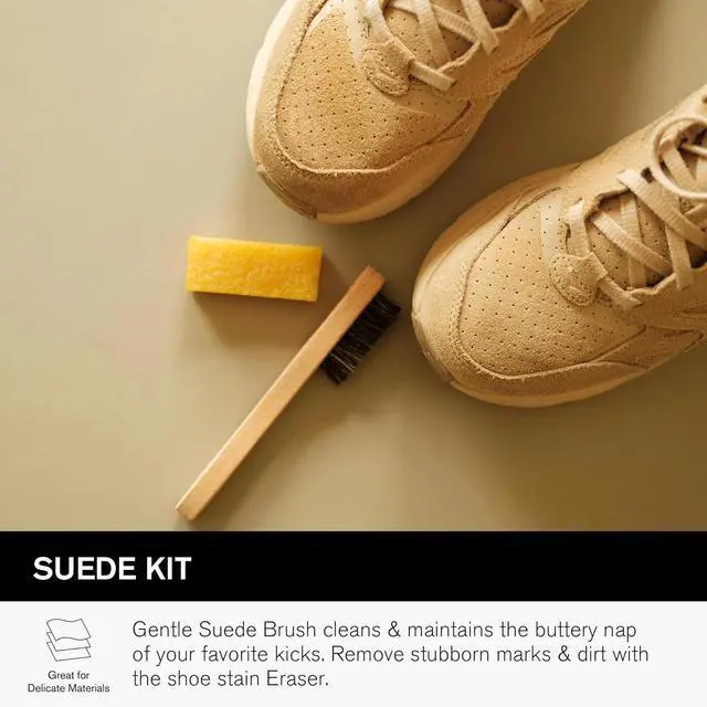 Alt view image 6 of 6 - Jason Markk Suede Cleaning Kit, 2-Piece Brush & Eraser Set for Leather & Suede