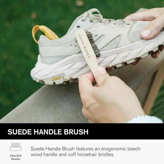 Alt view image 5 of 6 - Jason Markk Suede Cleaning Kit, 2-Piece Brush & Eraser Set for Leather & Suede