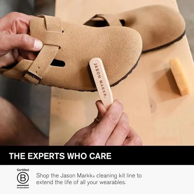 Alt view image 3 of 6 - Jason Markk Suede Cleaning Kit, 2-Piece Brush & Eraser Set for Leather & Suede